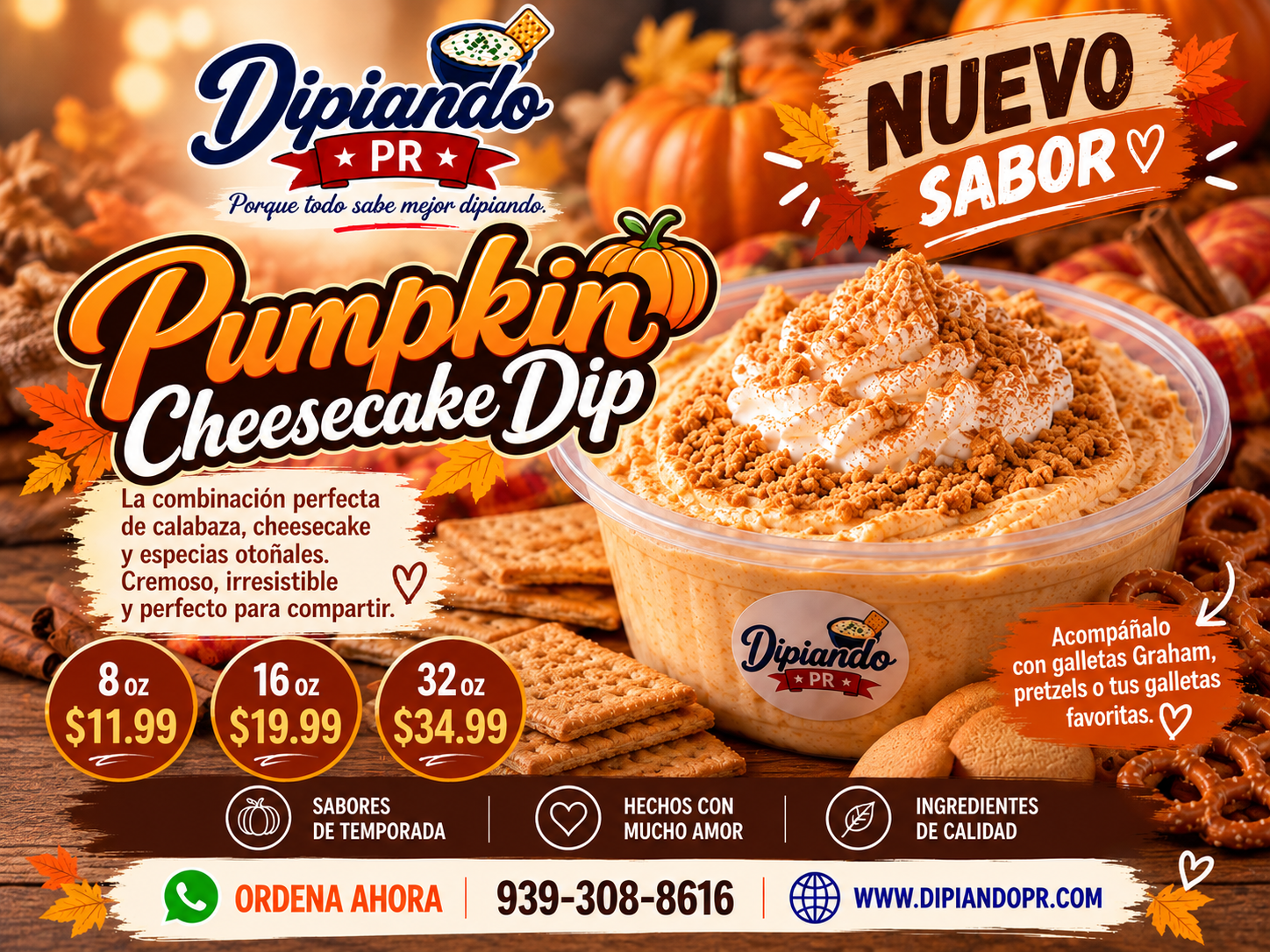 Pumpkin Cheesecake Dip