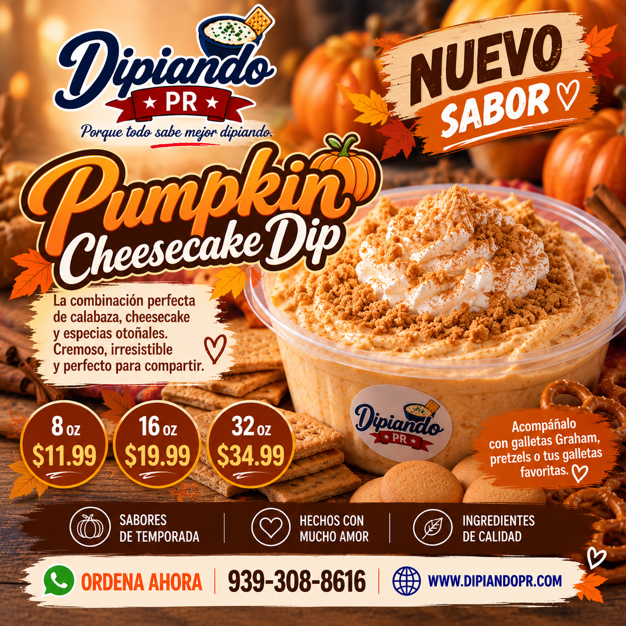 Pumpkin Cheesecake Dip